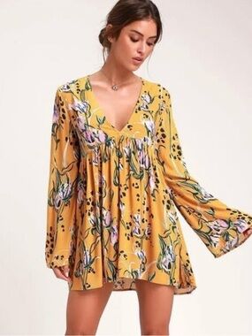 Free People Floral Tunic